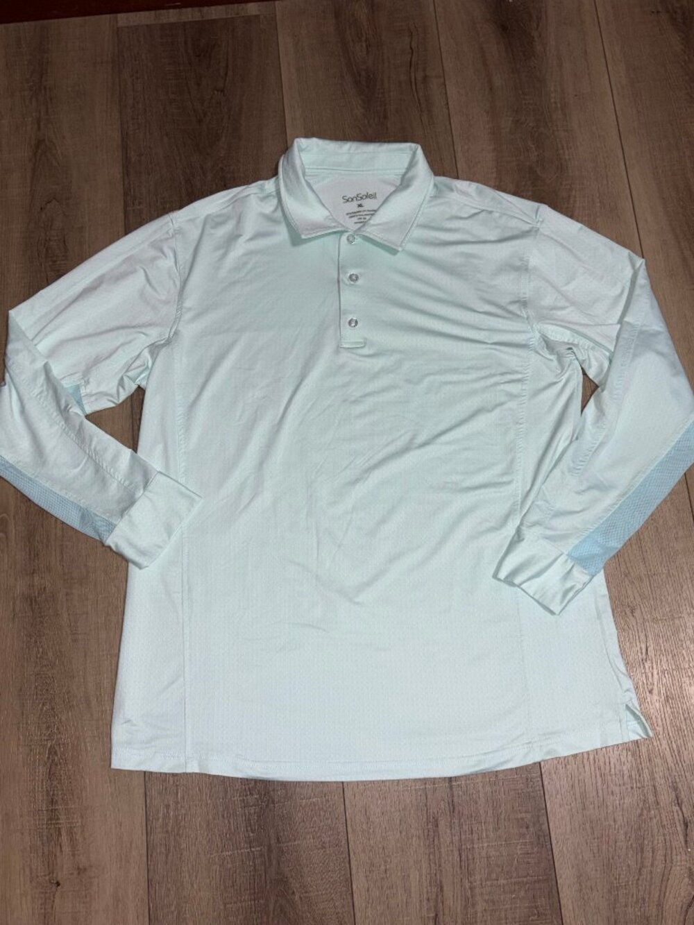 San Soleil Long Sleeve Golf Polo Men's XL Cooling